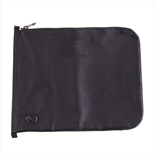 CABANE de ZUCCa カバンドズッカ × ジャムホームメイド JAM HOME MADE ダブルネーム クラッチ バッグ 黒系【中古】