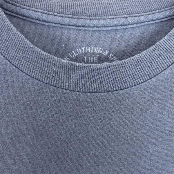 TENDERLOIN テンダーロイン HELL ON WHEELS T-TEE 2 ウォッシュ 加工 プリント Tシャツ グレー系 Ｓ【中古】