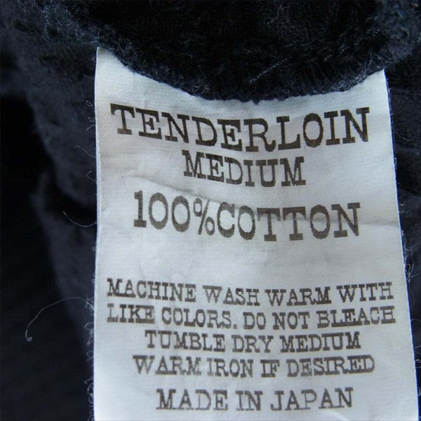 TENDERLOIN テンダーロイン 14SS T-WAFFLE JKT ZIP ワッフル ジップ ジャケット ブラック系 Ｍ【中古】
