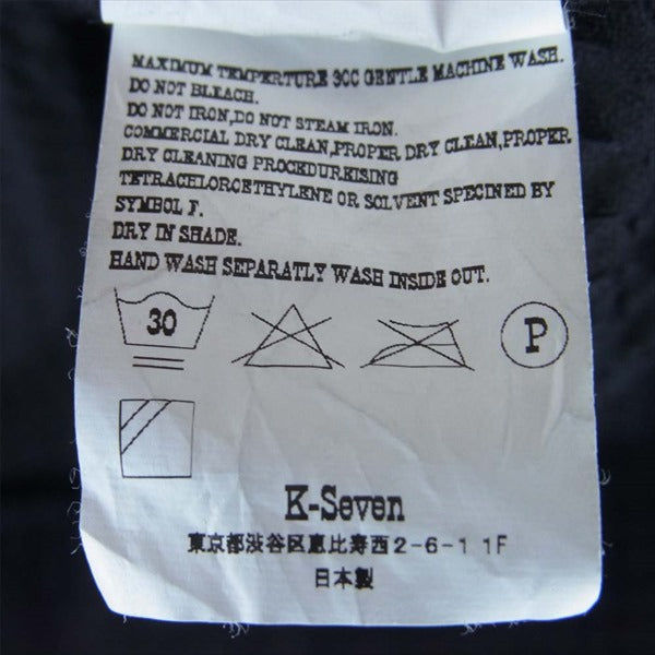 TENDERLOIN テンダーロイン 14SS T-WAFFLE JKT ZIP ワッフル ジップ ジャケット ブラック系 Ｍ【中古】