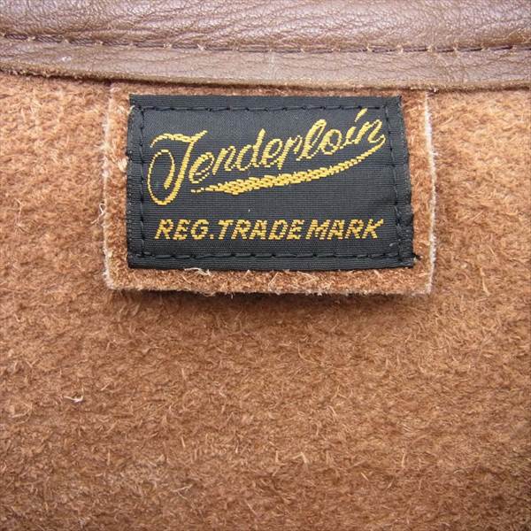 TENDERLOIN テンダーロイン T-O.G.L.3RD BS JKT スウェード カウレザー ジャケット ブラウン系 S【中古】