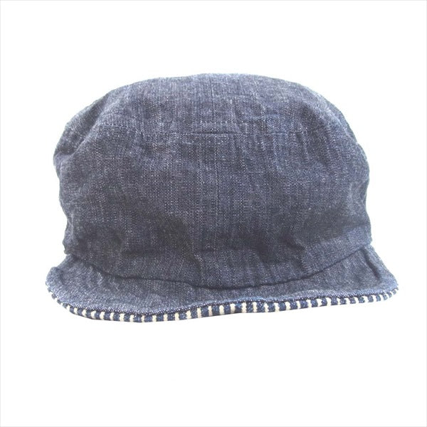Stevenson Overall Co. スティーブンソンオーバーオール リバーシブル メカニック キャップ 帽子 ネイビー系【中古】