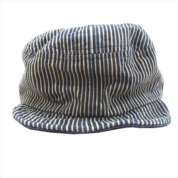 Stevenson Overall Co. スティーブンソンオーバーオール リバーシブル メカニック キャップ 帽子 ネイビー系【中古】