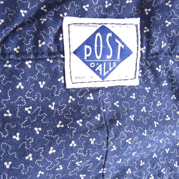 POST OVERALLS ポストオーバーオールズ MENPOLINI SHORTS  ショートパンツ レッド系 レッド系【美品】【中古】