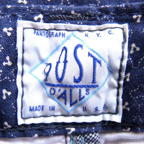 POST OVERALLS ポストオーバーオールズ MENPOLINI SHORTS  ショートパンツ レッド系 レッド系【美品】【中古】