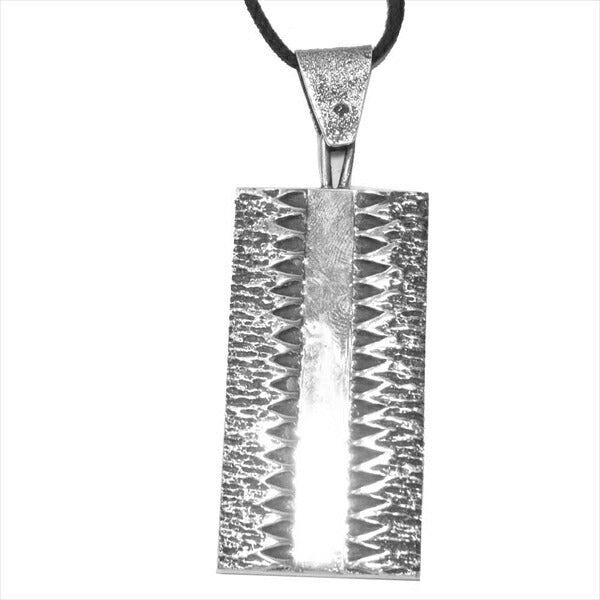 アーロンアンダーソン ナバホ プレート ペンダント ネックレス シルバー【中古】