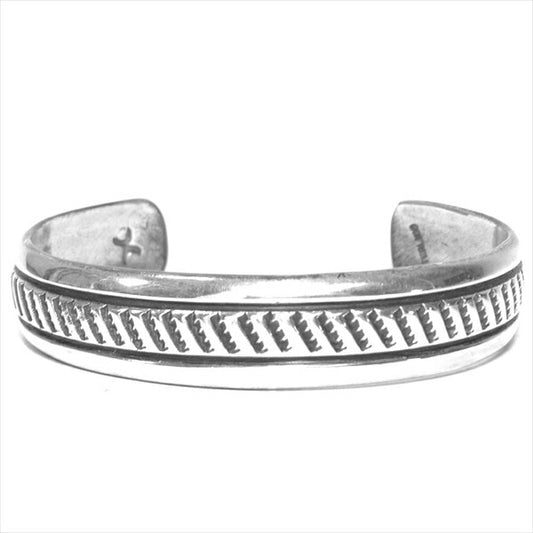 Cippy Crazy Horse シッピークレイジーホース VERTICAL LINE BANGLE ライン バングル シルバー【中古】