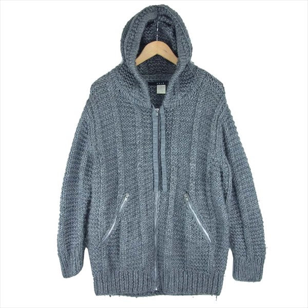 TSUBI スビ TZ0350r ウール ジップ ガウン パーカー グレー系 Ｓ【中古】