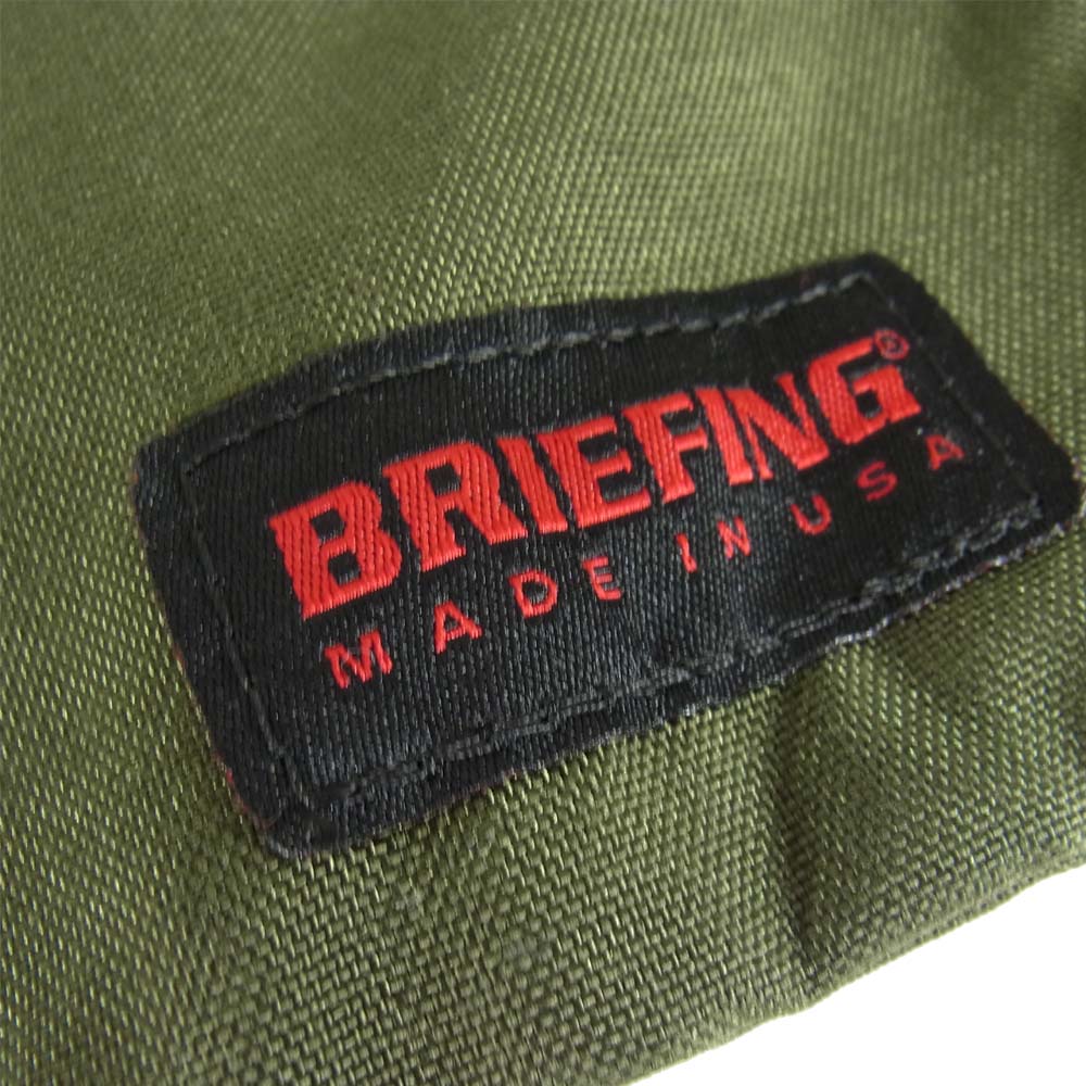BRIEFING ブリーフィング BEGIN別注  ナップサック カーキ系【極上美品】【中古】