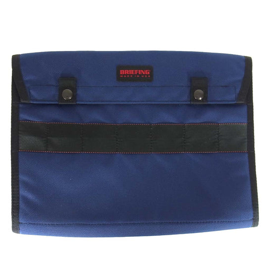 BRIEFING ブリーフィング FILE TAP BRF184219 クラッチバック ブルー系【極上美品】【中古】