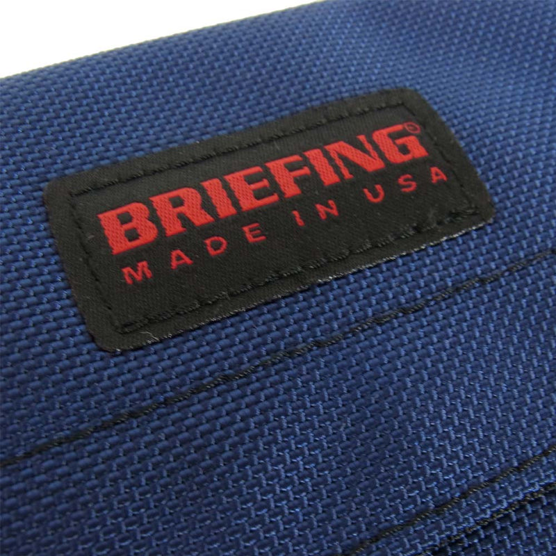BRIEFING ブリーフィング FILE TAP BRF184219 クラッチバック ブルー系【極上美品】【中古】