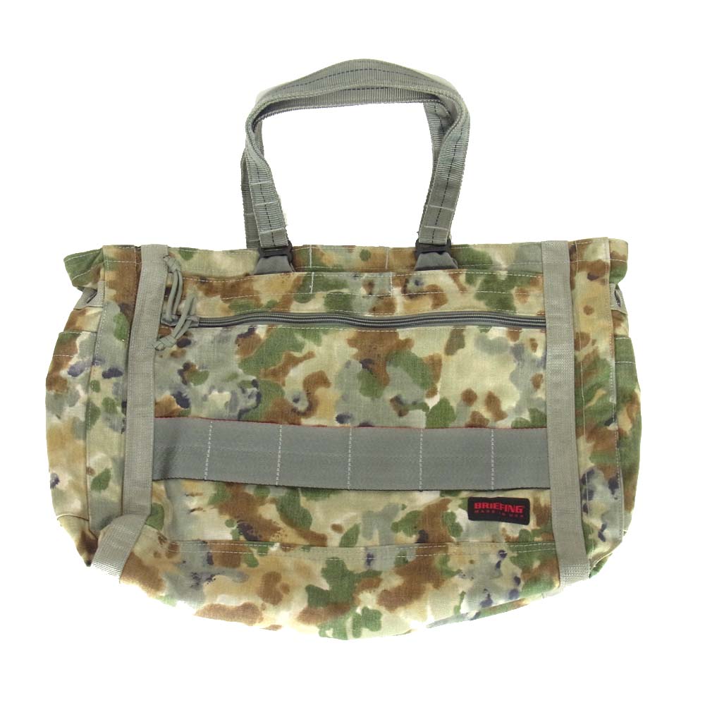 BRIEFING ブリーフィング SQ TOTE BRF078219 TRANSITIONAL CAMO カーキ系【極上美品】【中古】