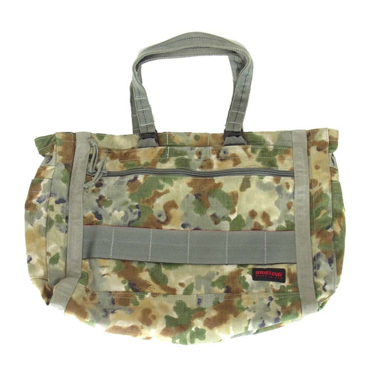 BRIEFING ブリーフィング SQ TOTE BRF078219 TRANSITIONAL CAMO カーキ系【極上美品】【中古】