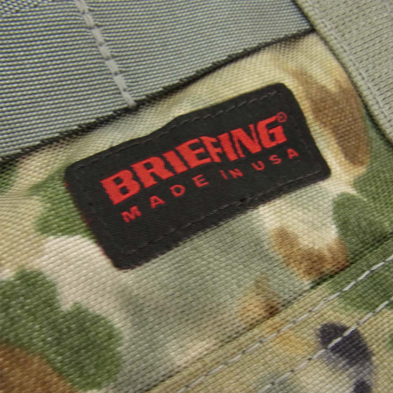 BRIEFING ブリーフィング SQ TOTE BRF078219 TRANSITIONAL CAMO カーキ系【極上美品】【中古】