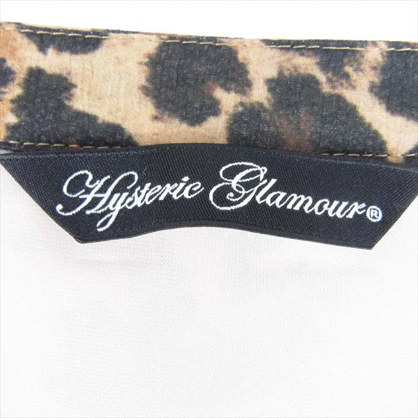 HYSTERIC GLAMOUR ヒステリックグラマー 0133AO01 レオパード 花柄 総柄 シフォン レディース ワンピース  ピンク系【中古】