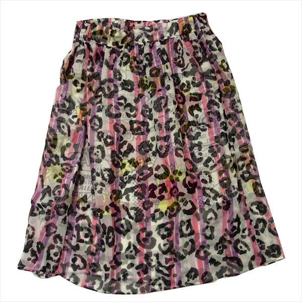 HYSTERIC GLAMOUR ヒステリックグラマー 0143AK05 レオパード 総柄 レディース スカート マルチカラー系 FREE【中古】
