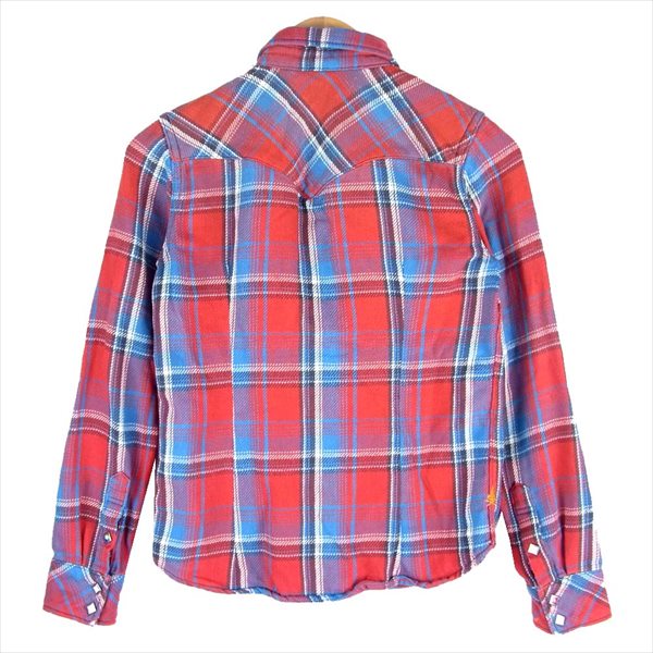HYSTERIC GLAMOUR ヒステリックグラマー ネル ウエスタン シャツ 長袖シャツ レッド系【中古】