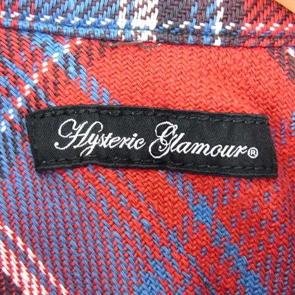 HYSTERIC GLAMOUR ヒステリックグラマー ネル ウエスタン シャツ 長袖シャツ レッド系【中古】