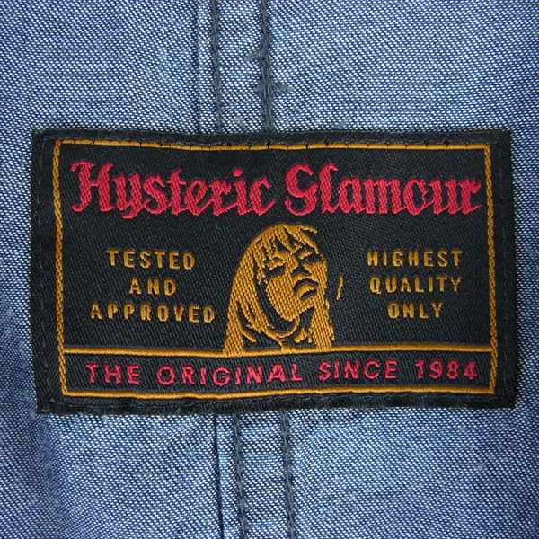HYSTERIC GLAMOUR ヒステリックグラマー 0141AJ01 テーラード レディース ジャケット インディゴブルー系【中古】