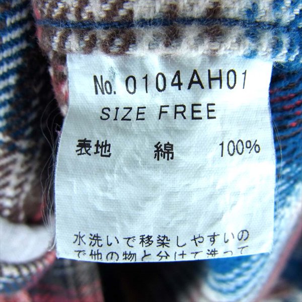 HYSTERIC GLAMOUR ヒステリックグラマー 0140AH01 ネル チェック シャツ レディース パーカー ブルー系【中古】