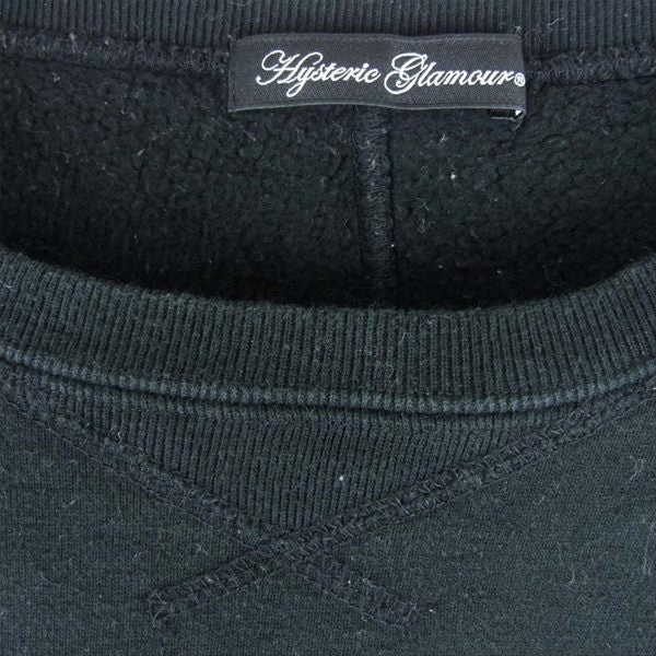 HYSTERIC GLAMOUR ヒステリックグラマー 0143CO07 ヒスベア レディース スウェット ブラック系【中古】
