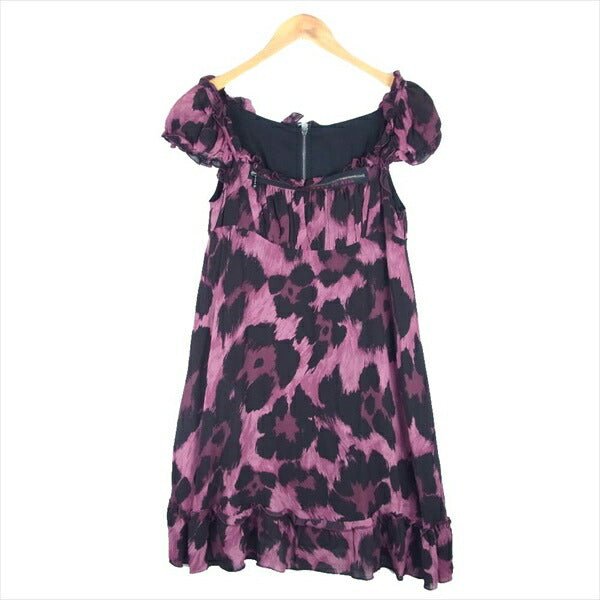 HYSTERIC GLAMOUR ヒステリックグラマー 0101AO02 DESIGNED TO KILL 総柄 レディース ワンピース ピンク系【中古】