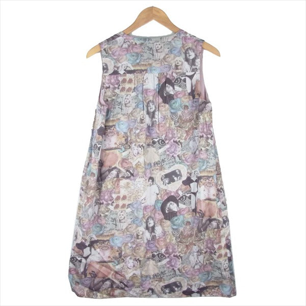 HYSTERIC GLAMOUR ヒステリックグラマー コートニーラブ 総柄 レディース ワンピース ピンク系【中古】