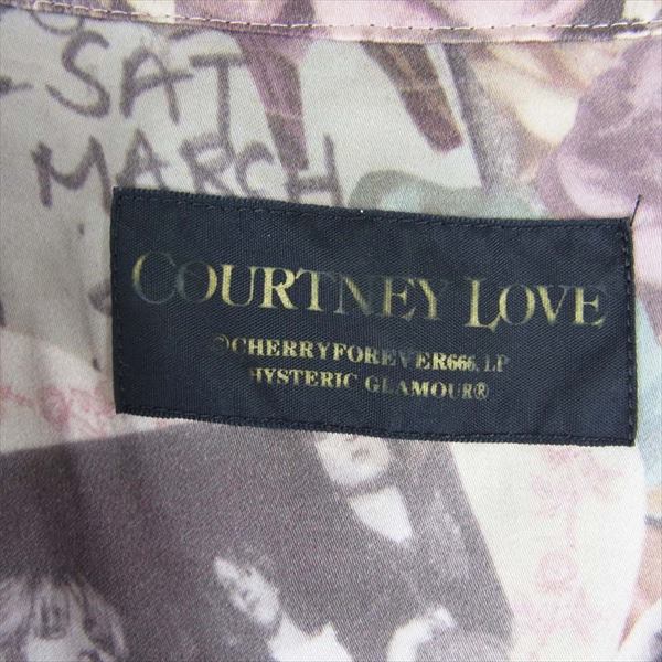 HYSTERIC GLAMOUR ヒステリックグラマー コートニーラブ 総柄 レディース ワンピース ピンク系【中古】