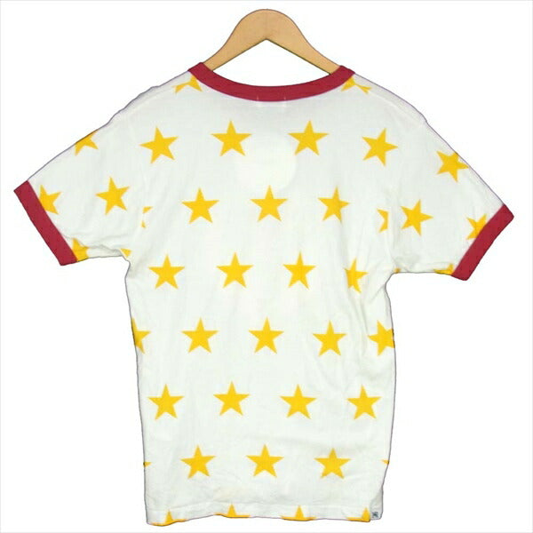 HYSTERIC GLAMOUR ヒステリックグラマー 02202CT20 HYS STAR スター クルーネック ホワイト系 M【中古】