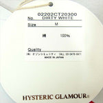 HYSTERIC GLAMOUR ヒステリックグラマー 02202CT20 HYS STAR スター クルーネック ホワイト系 M【中古】