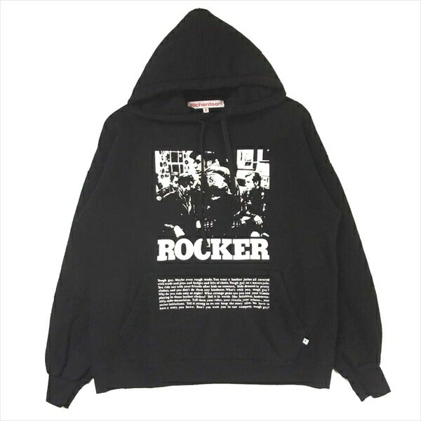 HYSTERIC GLAMOUR ヒステリックグラマー リチャードソン Richardson 02203ZI03 FIST FUCKER HOODIE プルオーバー パーカー ブラック系 M【極上美品】【中古】