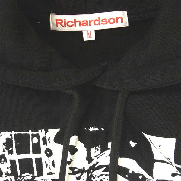 HYSTERIC GLAMOUR ヒステリックグラマー リチャードソン Richardson 02203ZI03 FIST FUCKER HOODIE プルオーバー パーカー ブラック系 M【極上美品】【中古】
