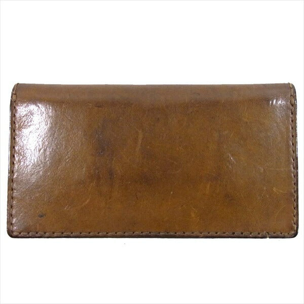 HERZ ヘルツ 三部屋構造 レザー 長財布 ロングウォレット ブラウン系【中古】