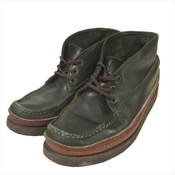 RUSSELL MOCCASIN ラッセルモカシン スポーティング クレー チャッカブーツ ブラック系 8D【中古】