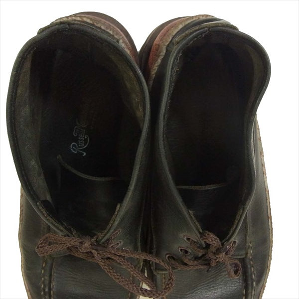 RUSSELL MOCCASIN ラッセルモカシン スポーティング クレー チャッカブーツ ブラック系 8D【中古】