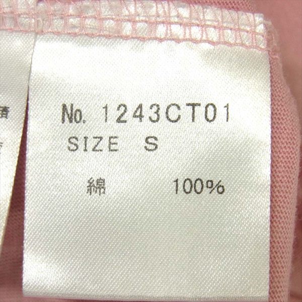 HYSTERIC GLAMOUR ヒステリックグラマー 1243CT01 プレイボーイ PlayBoy Vネック プリント レディース ピンク系 S【中古】