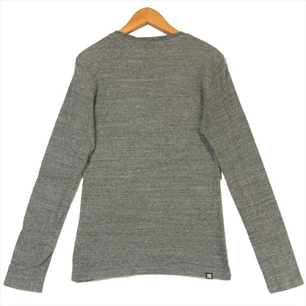 HYSTERIC GLAMOUR ヒステリックグラマー 01173CL07 クルーネック プリント 長袖 レディース Tシャツ グレー系 FREE【中古】