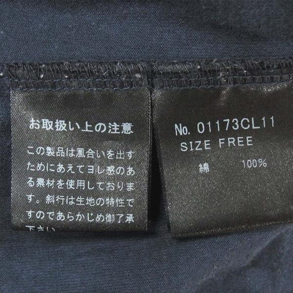 HYSTERIC GLAMOUR ヒステリックグラマー 01173CL11 クルーネック ガールプリント 長袖 レディース ネイビー系 FREE【中古】