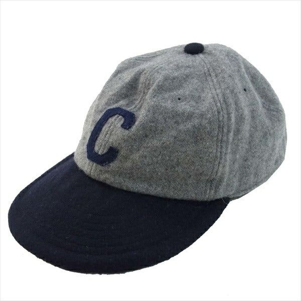 CORONA コロナ ウール ワッペン ベースボール キャップ 帽子 グレー系 表記無し【中古】