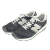 NEW BALANCE ニューバランス M1400 USA製 ローカット ロゴ スエード調 スニーカー ブラック系 28cm【中古】