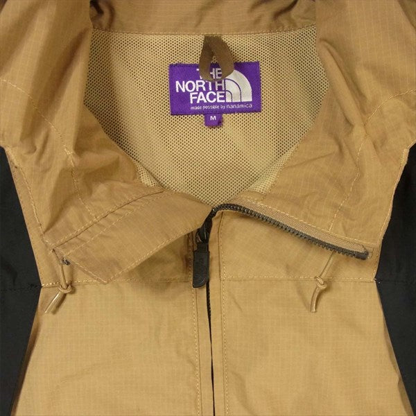 THE NORTH FACE ノースフェイス パープルレーベル PURPLE LABEL ジャーナルスタンダード JOURNAL STANDARD NP2881N ウインド マウンテンパーカー ライトブラウン系 M【中古】