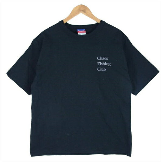 カオスフィッシングクラブ  × Champion チャンピオン Tシャツ ブラック系 M【美品】【中古】