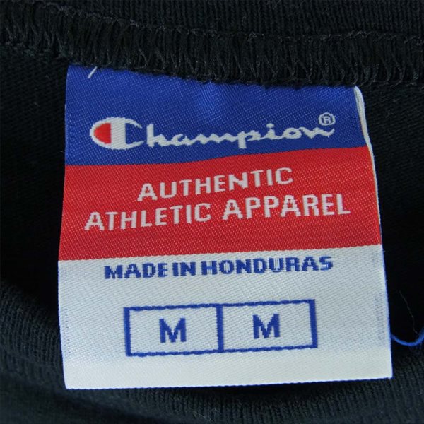 カオスフィッシングクラブ  × Champion チャンピオン Tシャツ ブラック系 M【美品】【中古】