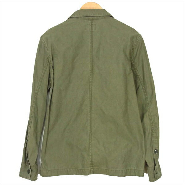 WTAPS ダブルタップス 142GWDT-SHM02 14AW BUDS L/S ミリタリー 長袖シャツ カーキ(オリーブグリーン)系 2【中古】