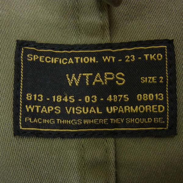 WTAPS ダブルタップス 142GWDT-SHM02 14AW BUDS L/S ミリタリー 長袖シャツ カーキ(オリーブグリーン)系 2【中古】