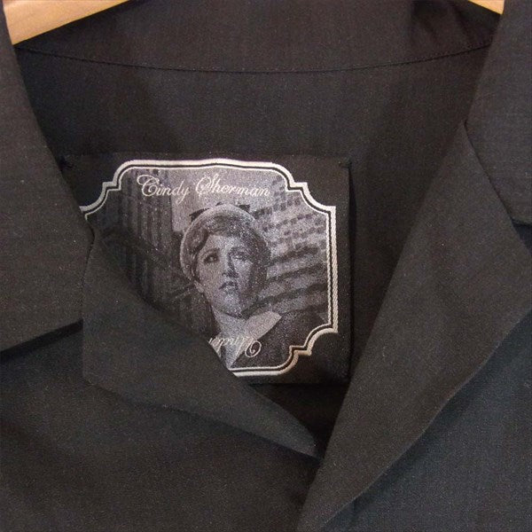 UNDERCOVER アンダーカバー UCY4403-1 20SS Cindy Sherman Cindyprint 長袖 開襟シャツ ブラック系 1【美品】【中古】