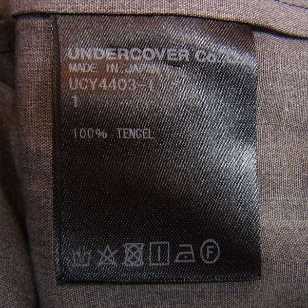 UNDERCOVER アンダーカバー UCY4403-1 20SS Cindy Sherman Cindyprint 長袖 開襟シャツ ブラック系 1【美品】【中古】