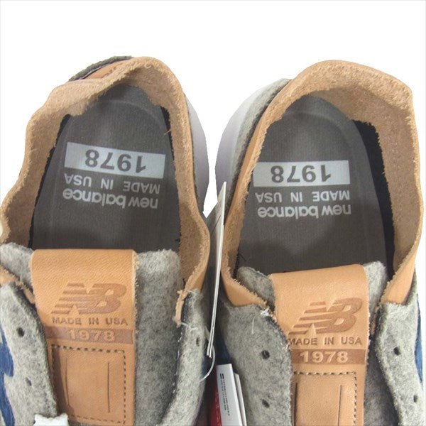 NEW BALANCE ニューバランス × ウールリッチ WOOLRICH ML1978SO スニーカー グレー系 26.5cm【新古品】【未使用】【中古】