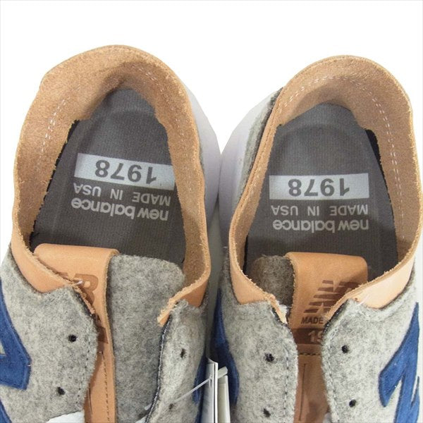NEW BALANCE ニューバランス × ウールリッチ WOOLRICH ML1978SO スニーカー グレー系 27.5cm【新古品】【未使用】【中古】