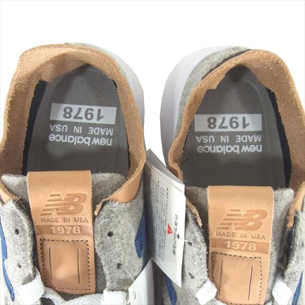 NEW BALANCE ニューバランス × ウールリッチ WOOLRICH ML1978SO スニーカー  グレー系 27cm【新古品】【未使用】【中古】